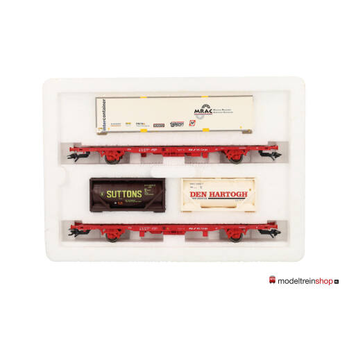 Marklin H0 47704 Set containerwagens "Rotterdam" - Modeltreinshop