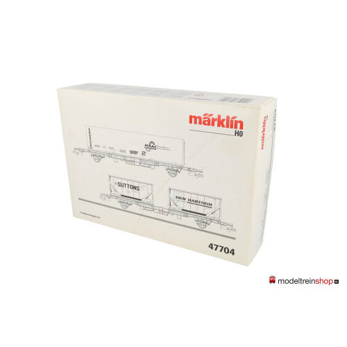 Marklin H0 47704 Set containerwagens "Rotterdam" - Modeltreinshop