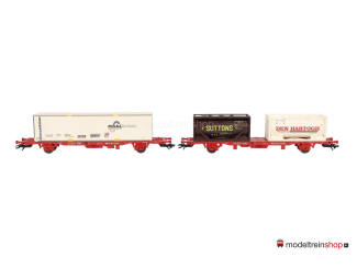 Marklin H0 47704 Set containerwagens "Rotterdam" - Modeltreinshop