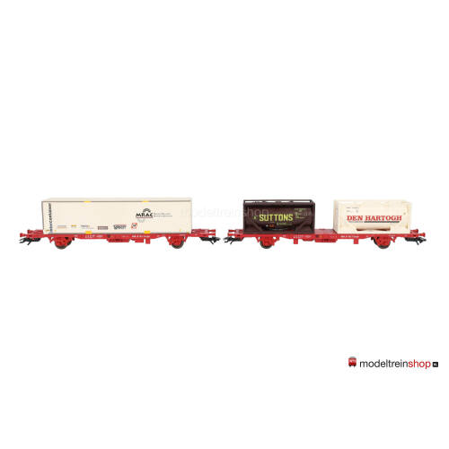 Marklin H0 47704 Set containerwagens "Rotterdam" - Modeltreinshop