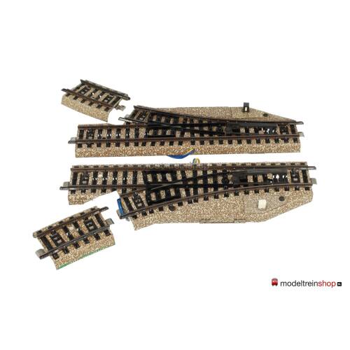 Marklin M Rail H0 5137 Rechte elektrische wissel set - Modeltreinshop