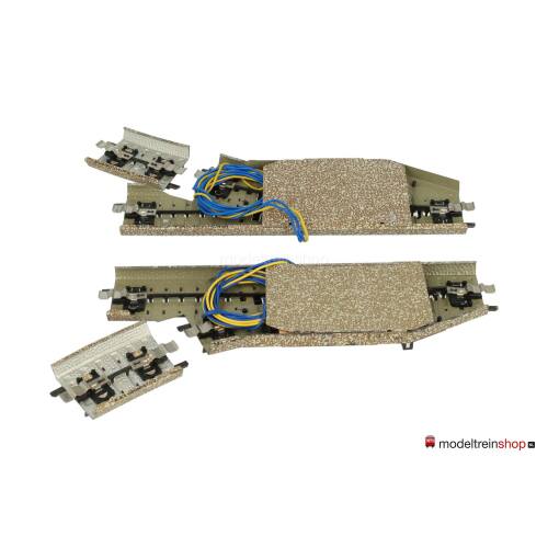Marklin M Rail H0 5137 Rechte elektrische wissel set - Modeltreinshop