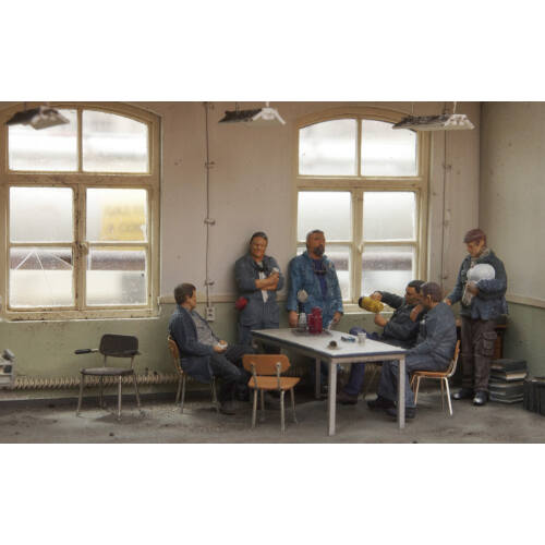 Artitec H0 5870084 Staalwerkers pauze - Modeltreinshop
