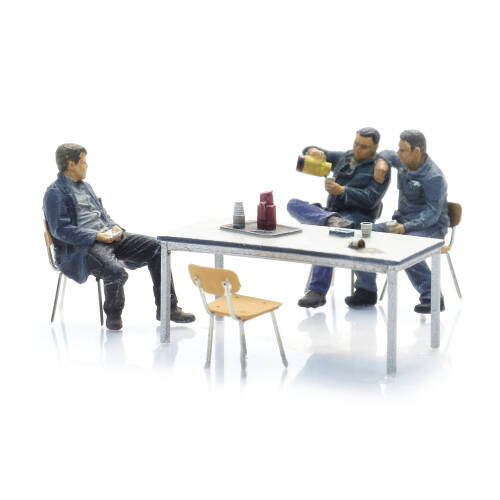 Artitec H0 5870084 Staalwerkers pauze - Modeltreinshop