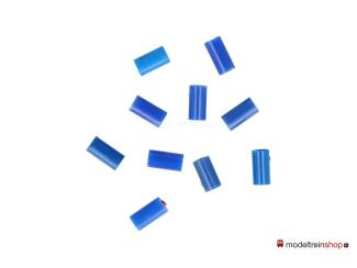 Marklin H0 7110 moffen / contrastekker Blauw 10 stuks - Modeltreinshop