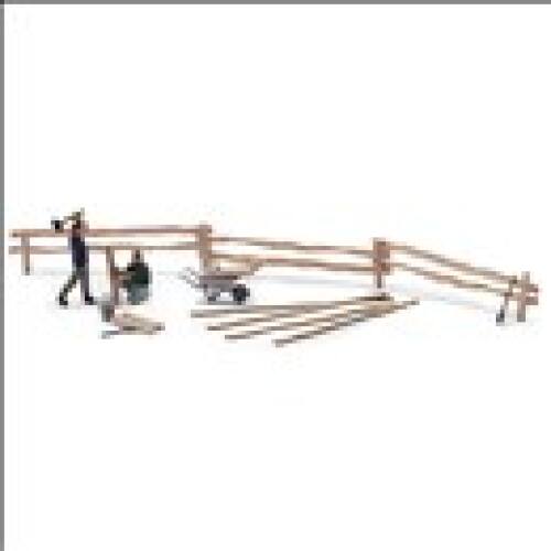 Busch H0 79853 Het paddockhek opzetten - Modeltreinshop