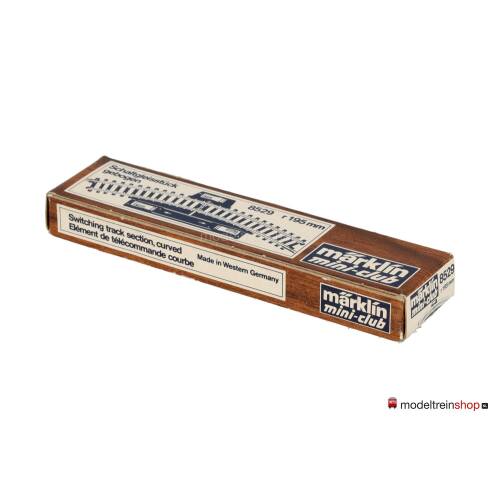 Marklin Z Rail 8529 Gebogen Schakelrail 195mm 30° - Modeltreinshop