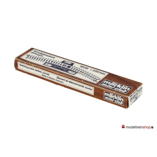 Marklin Z Rail 8539 Gebogen schakelrail 220 mm - Modeltreinshop