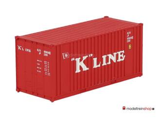 Walthers HO 20' Container "K"Line - Modeltreinshop