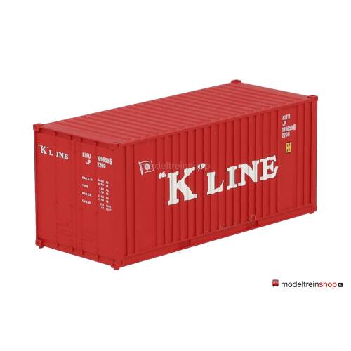 Walthers HO 20' Container "K"Line - Modeltreinshop