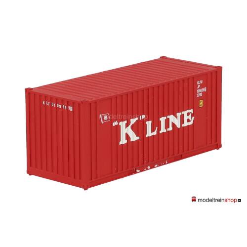 Walthers HO 20' Container "K"Line - Modeltreinshop