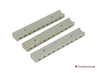 Faller 686 3 stuks Verdeelplaten grijs - Modeltreinshop