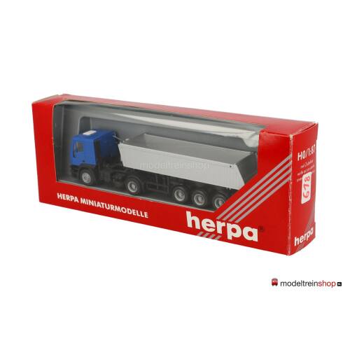 Herpa H0 144100 Iveco Eurot. oplegger vrachtwagen - Modeltreinshop