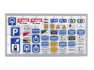 Artitec H0 10.354 NL borden set A - Modeltreinshop