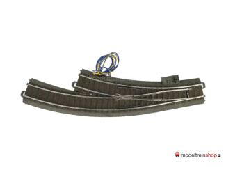 Marklin C Rail 24672 Meegebogen wissel rechts 360 mm zonder ovp met wisselaandrijving - Modeltreinshop