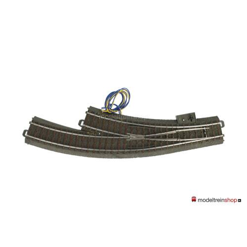 Marklin C Rail 24672 Meegebogen wissel rechts 360 mm zonder ovp met wisselaandrijving - Modeltreinshop
