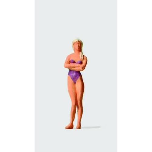Preiser H0 28071 staande zwemster - Modeltreinshop
