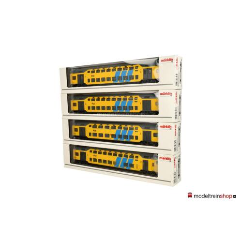 Marklin H0 43598 Set dubbeldeksrijtuigen NS - Modeltreinshop