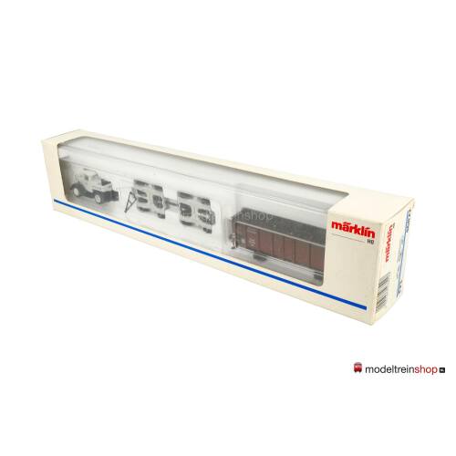 Marklin H0 46822 Wegtransport Wagen Straatroller met goederenwagen van de DRG - Modeltreinshop