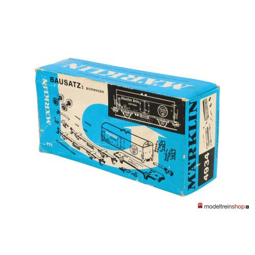 Marklin H0 4934 Gesloten Goederenwagen Bierwagen Staufen Bräu - Modeltreinshop