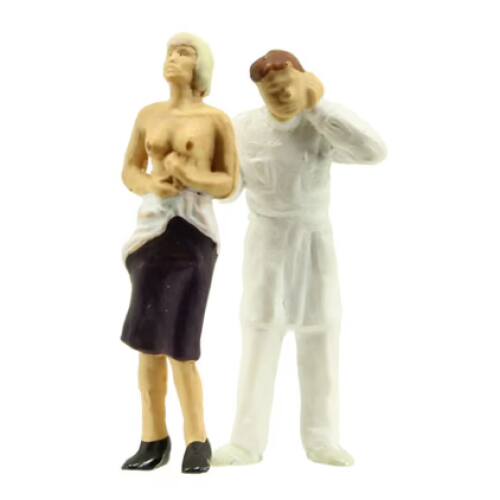 Preiser H0 28058 vrouw bij de dokter - Modeltreinshop