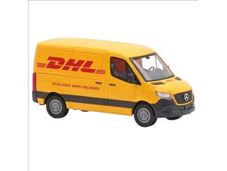 Busch H0 53406 Mercedes-Benz Sprinter korte wielbasis/plat dak, DHL - Modeltreinshop