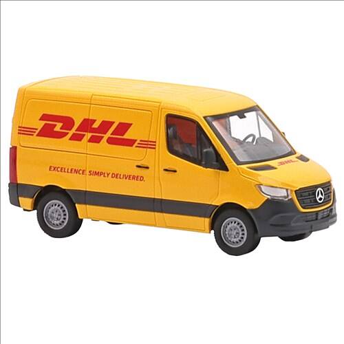 Busch H0 53406 Mercedes-Benz Sprinter korte wielbasis/plat dak, DHL - Modeltreinshop
