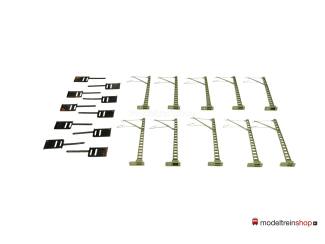 Marklin K rail H0 7509 Aansluit Bovenleiding mast 10 stuks - Modeltreinshop