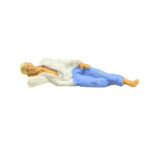 Preiser H0 28059 Slapende man - Modeltreinshop