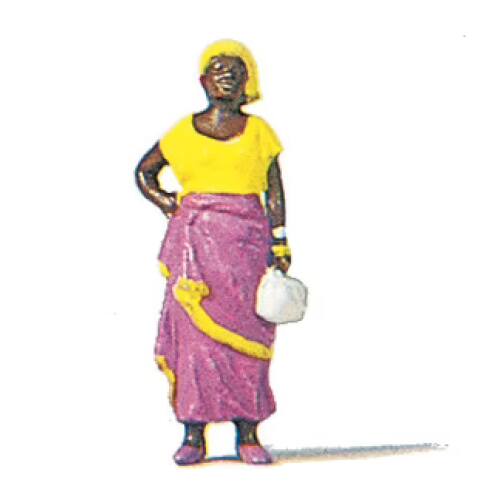 Preiser H0 29047 Afrikaanse vrouw - Modeltreinshop