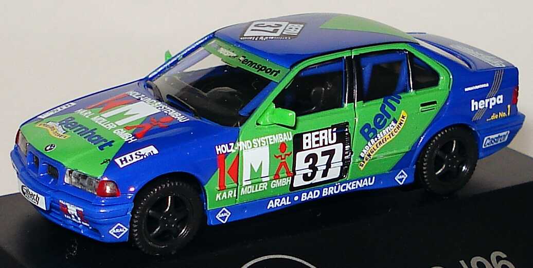 Herpa H0 036788 BMW 320i (E36) DTC ´96 "Neumeister, Karl Müller" Nr.37, Rüdiger Julius - Modeltreinshop