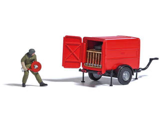 Busch H0 aktie set 7961 Slangentransportwagen STA - Modeltreinshop