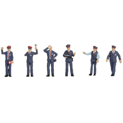 Noch H0 15259 Baanpersoneel Duitsland (6 figuren) - Modeltreinshop