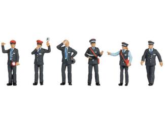Noch H0 15260 Baanpersoneel Zwitserland (6 figuren) - Modeltreinshop