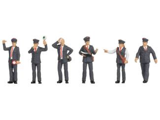 Noch H0 15261 Baanpersoneel Oostenrijk (6 figuren) - Modeltreinshop