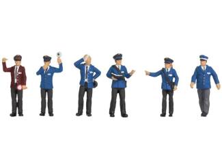 Noch H0 15264 Baanpersoneel Nederland (6 figuren) (NL) - Modeltreinshop