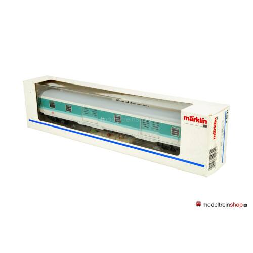Marklin H0 42931 Reizigers Rijtuig Dduu 498 van de DB AG met figuren en fietsen - Modeltreinshop