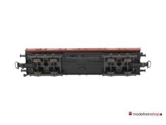 Marklin H0 4474 V04 Lageboordwagen met 2 bouwvoertuigen - Modeltreinshop