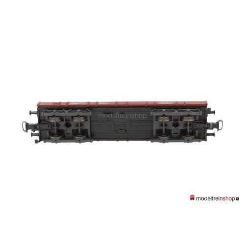 Marklin H0 4474 V04 Lageboordwagen met 2 bouwvoertuigen - Modeltreinshop