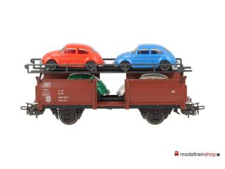 Marklin H0 4613 V09 Autotransport wagen met 4 auto's - Modeltreinshop