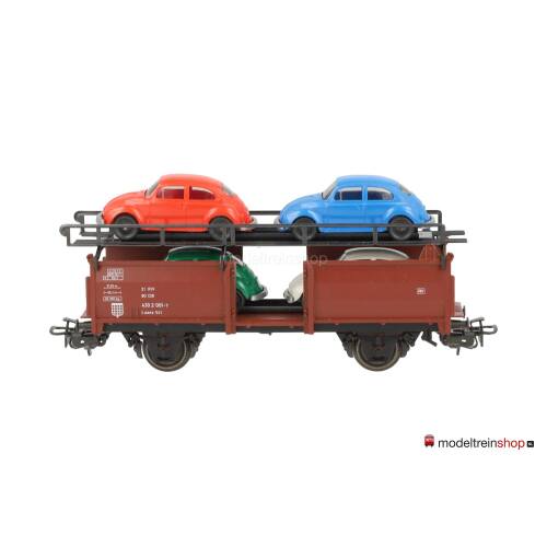 Marklin H0 4613 V09 Autotransport wagen met 4 auto's - Modeltreinshop