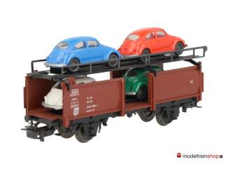Marklin H0 4613 V09 Autotransport wagen met 4 auto's - Modeltreinshop