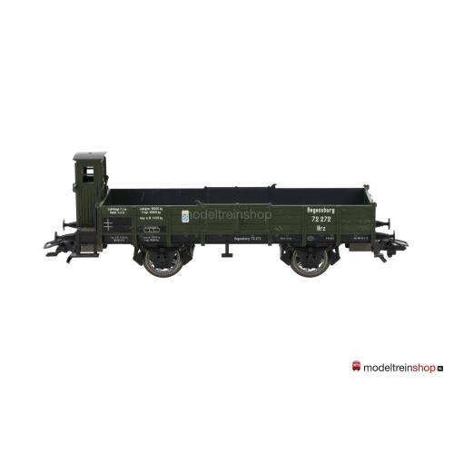 Marklin H0 46157 V01 Lageboordwagen met remhuisje Hrz van de K.Bay.Sts.B - Modeltreinshop
