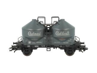 Marklin H0 46613 V01 Dubbele silowagen Clubkraft en Clubmast van de DB - Modeltreinshop