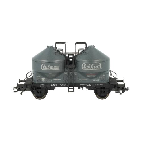 Marklin H0 46613 V01 Dubbele silowagen Clubkraft en Clubmast van de DB - Modeltreinshop