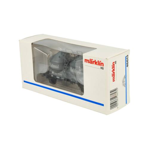 Marklin H0 46613 V01 Dubbele silowagen Clubkraft en Clubmast van de DB - Modeltreinshop