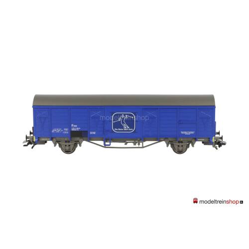 Marklin H0 4830 Gesloten goederenwagen Die Bahn fahrt Schi - Modeltreinshop