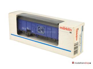 Marklin H0 4830 Gesloten goederenwagen Die Bahn fahrt Schi - Modeltreinshop
