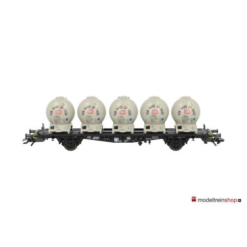 Marklin H0 48532 Containerdraagwagen met 5 bolcontainers ''Von Haus zu Haus'' van de DB - Modeltreinshop
