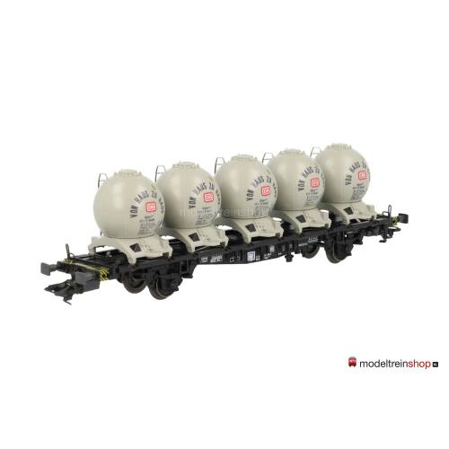 Marklin H0 48532 Containerdraagwagen met 5 bolcontainers ''Von Haus zu Haus'' van de DB - Modeltreinshop